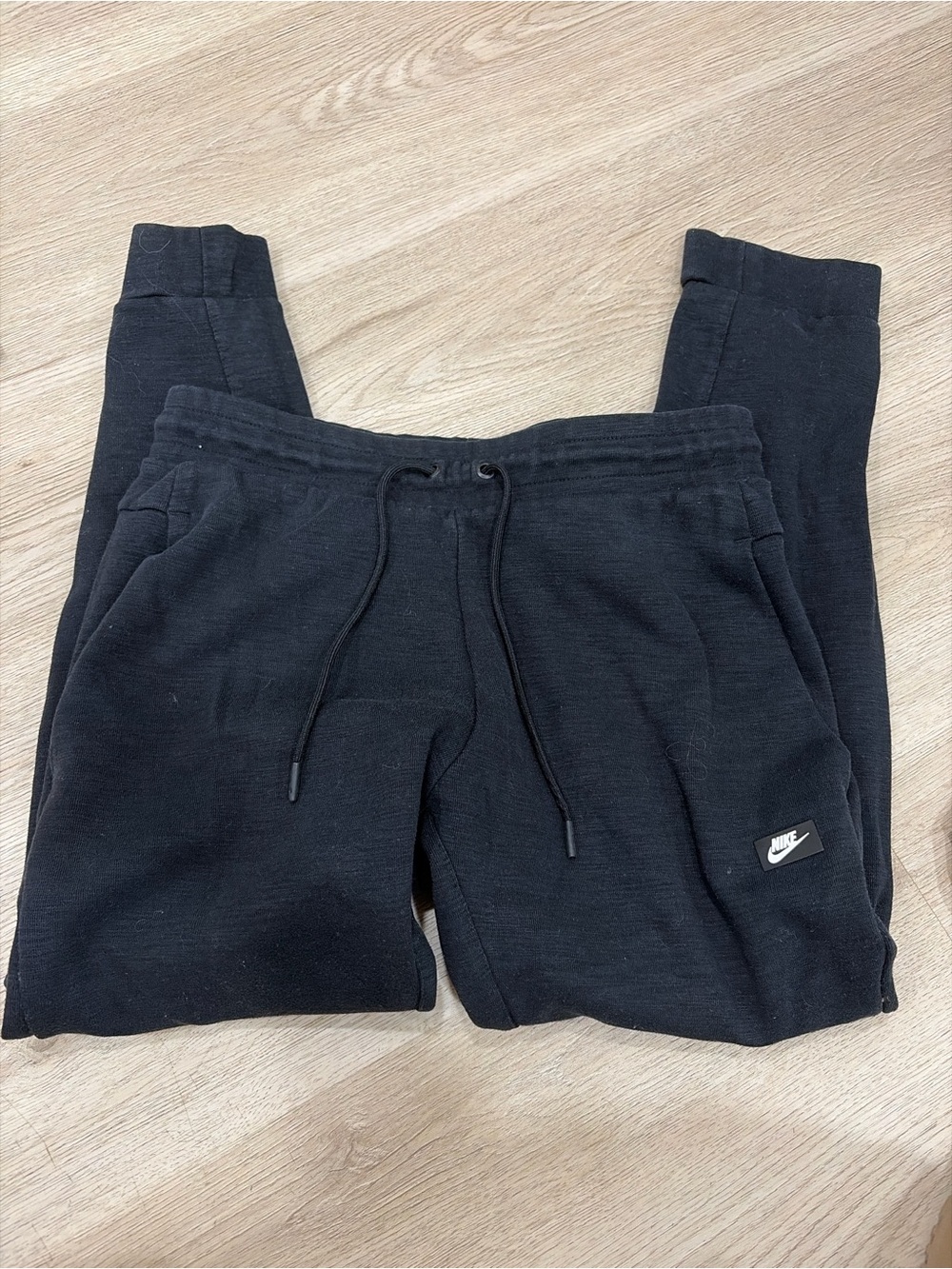 Nike Kids Black Jogger Sweatpants with Drawstring